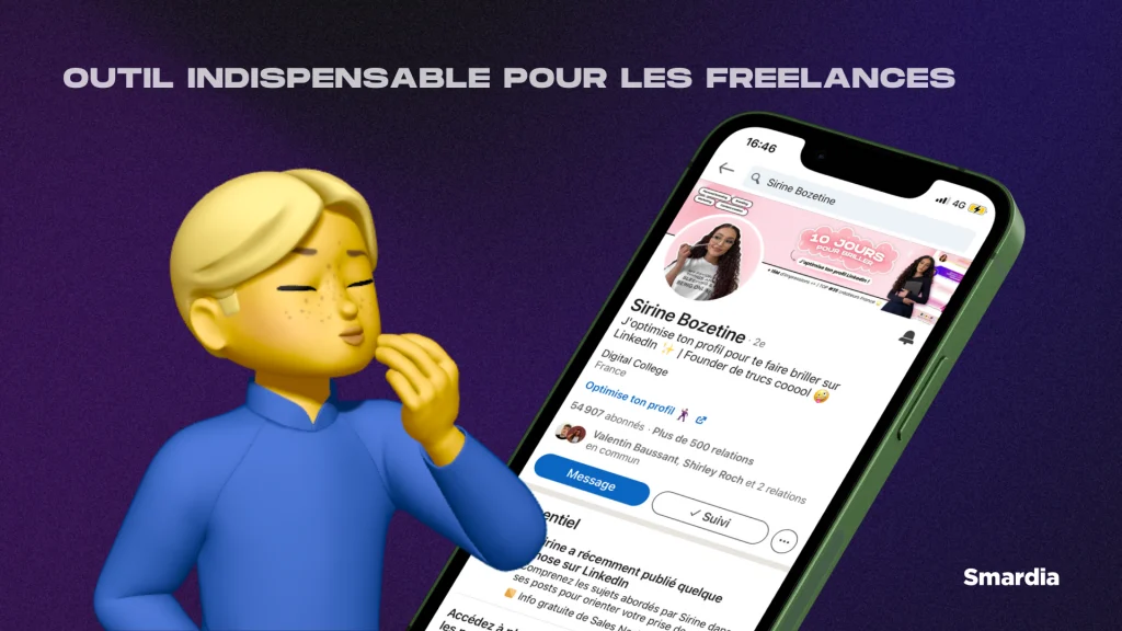 Image pour illustrer le fait que c'est hyper important de développer son personal branding sur les réseaux sociaux surtout quand on est en Freelance.