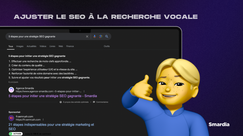 Image pour illustrer qu'il est impératif d'ajuster son SEO à la commande vocale qui est de plus en plus utilisée.