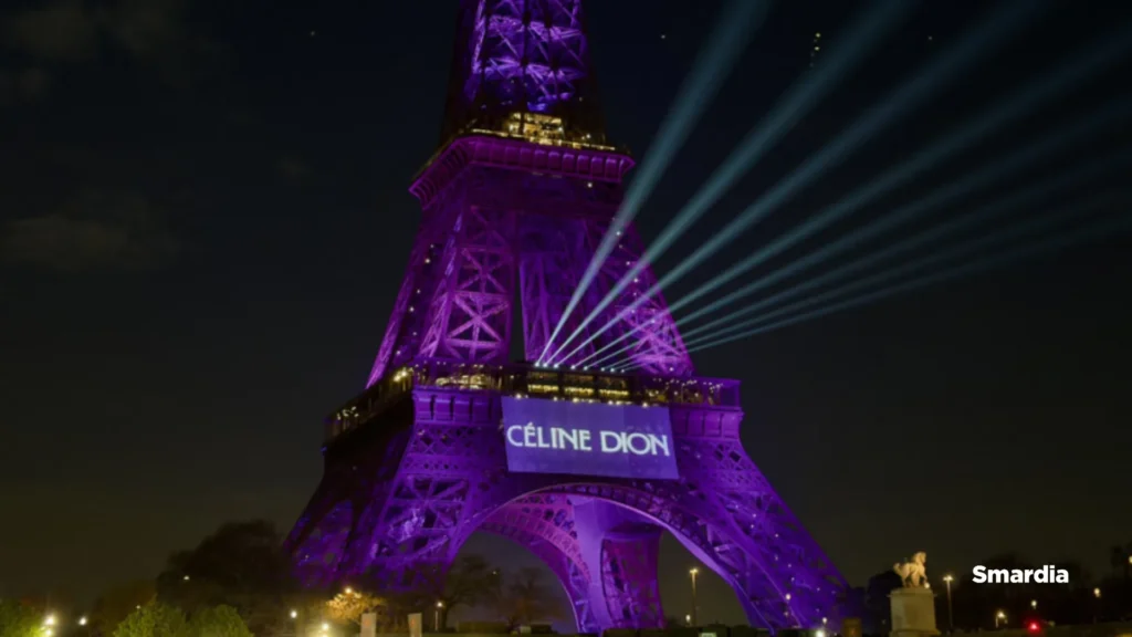 Annonce du retour de Céline Dion sur la Tour Eiffel.